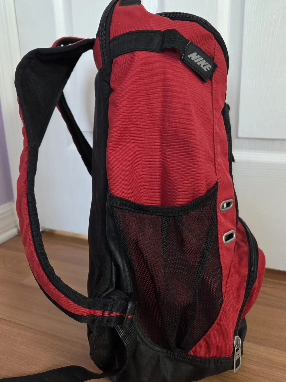 Vintage, Nike, Swingman Baseball Backpack, in Red, Rare and Hard to Find